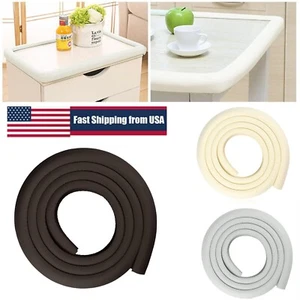 Baby Safety Table Desk Cushion Edge Corner Guard Strip Bumper Protector 2M USA - Picture 1 of 17