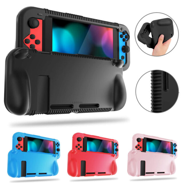 Heldig Protective Case for Nintendo Switch Lite, Premium PC Hard Cover Case  Shock-Absorption Anti-Scratch Compatible with Nintendo Lite with 4 Thumb  Grip Caps 