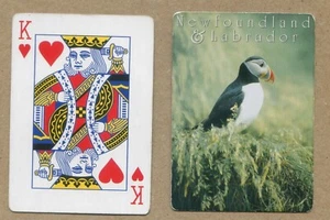 PUFFEN. Terranova y Labrador. REY DE CORAZONES. Tarjeta de juego intercambiable - Imagen 1 de 3