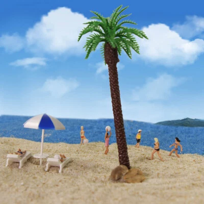 40 Stück Verschiedene 1:87 Spur H0 Strand Besucher Schwimmer Person Figuren - Bild 1 von 4