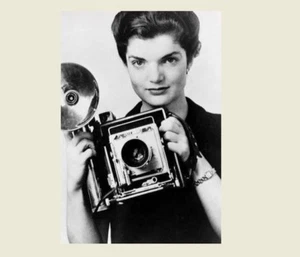RARE Jackie Kennedy Reporter PHOTO Camera,John F Kennedy Wife Jacqueline Bouvier - Picture 1 of 2