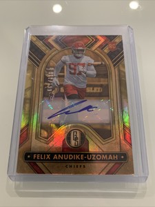 Felix Anudike-Uzomah 2023 Panini Gold Standard Auto RC #d 011/199