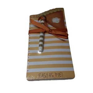 Fall Halloween Thanksgiving To Do List Long Note Pad Pen Gift Easy As Pie - Picture 1 of 3