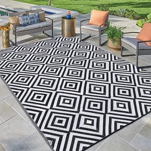 Reversible Mats, Outdoor Patio Rugs, Plastic Straw Rug, Modern Area Rug, Floo... - Picture 1 of 1