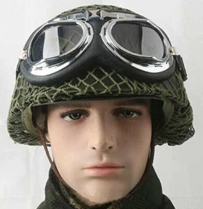 Perfect WWII US Army M1 Green Helmet Replica with Accessories - Picture 1 of 6