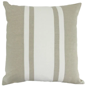 Cushions Pillows Beige 50 x 50 cm Linen Home Decorative Luxury Bedroom Lounge - Picture 1 of 2