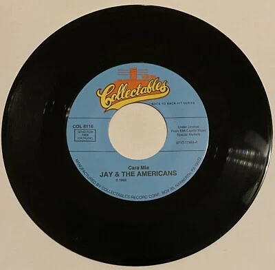 Jay & The Americans " This Magic Moment / Cara Mia "  45 vinyl record - Image 1 of 2