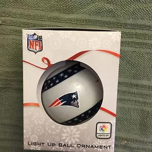 New England Patriots Light Up Ornament Nib - Picture 1 of 2
