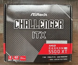 ASRock Radeon RX 5500 XT Challenger ITX 8G Graphics Card 8GB GDDR6 14 Gbps [NEW] - Picture 1 of 7