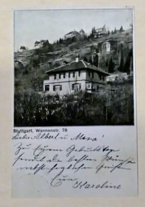 FOTO von einer AK Stuttgart - Heslach, Wannenstr. 78, Größe ca. 15,5 x 10 cm - Bild 1 von 1