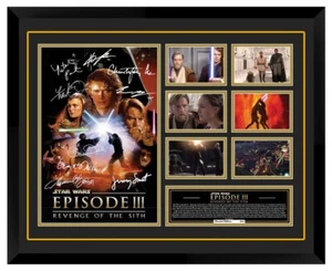 Star Wars Revenge of the Sith Episode III Signed Framed Memorabilia - Picture 1 of 2