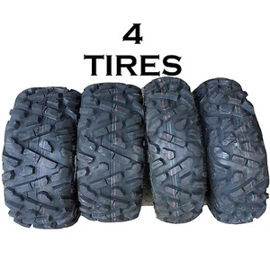 SET OF 4 ATV TIRES 24x8-12 FRONT 24x9-11 REAR P350 some Honda Four Trax Rancher - Picture 1 of 9
