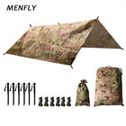 Camping Waterproof Shading Awning Tarpaulin Camo Canopy Tent Sunshade Cover