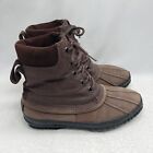 Sorel Cheyanne Duck Boots Waterproof Full Grain Leather NM1723-204 Men's Size 9