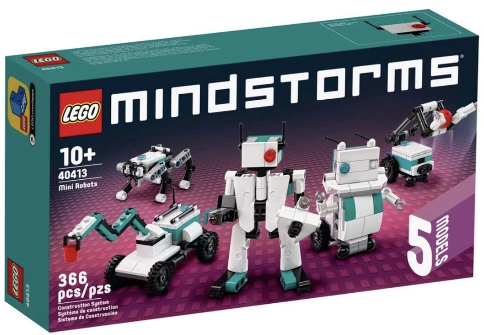 LEGO MINDSTORMS 5 MINI ROBOTS 366 PIECES SET 40413 PROMOTIONAL GIFT RETIRED EDT - Image 1 of 1