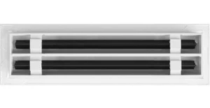 12x4 Modern AC Vent Cover White Air Vent - Standard Linear Slot Diffuser - Picture 1 of 6