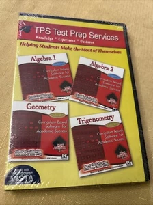 TPS Test Prep Services (Algebra 1, 2) (Geometry) (Trigonometry) Sealed / CD-ROM - Picture 1 of 2
