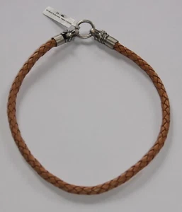 BICO Australia's DRACO Braided Leather Choker CL 15 (16') in brown - Picture 1 of 1