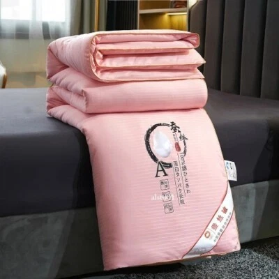 Edredón de seda primavera otoño edredón de lujo seda invierno edredón edredón edredón para el hogar Foto 1 de 4