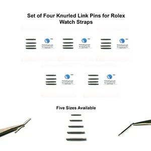 4X KNURLED PINS For ROLEX Watch Strap Bracelet Link Clasp Stainless Steel Part - Picture 1 of 34