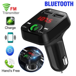 Bluetooth Car Kit Wireless FM Transmitter USB Charger Adapter Stereo MP3 Player - Picture 1 of 7