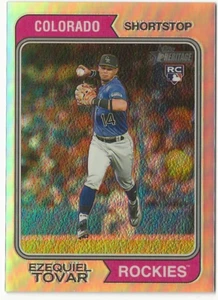 2023 Topps Heritage - Ezequiel Tovar #317 Chrome Refractor /574 (RC) - Bild 1 von 2