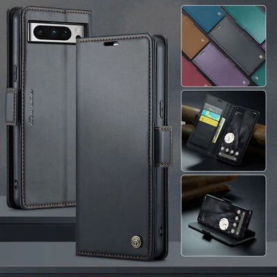 Caseme Flip Leather Card Slot Wallet Cover Case For Google Pixel 7A 8 Pro Fold - Image 1 of 4