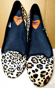 Rocket Dog~Leopard Style Round Toe Slip-On Women's Shoes No Heel Size 8 1/2M USA - Picture 1 of 19