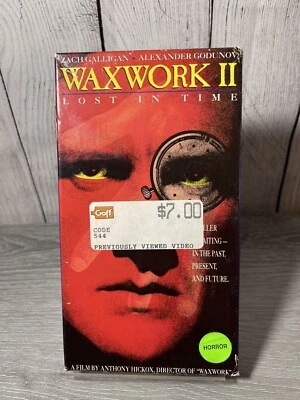 Waxwork 2 - Lost in Time (VHS, 1992) Zach Galligan Alexander Godunov - Image 1 of 2