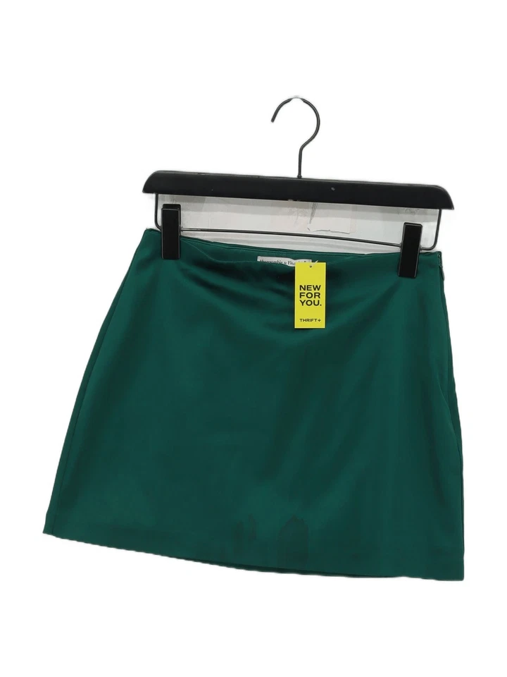 Abercrombie & Fitch Women's Mini Skirt S Green Other with Nylon, Elastane Mini - Image 1 of 4