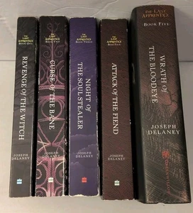 Lot of 5, The Last Apprentice Books 1-5 Lot Joseph Delaney Paperback & Hardcover - Picture 1 of 17