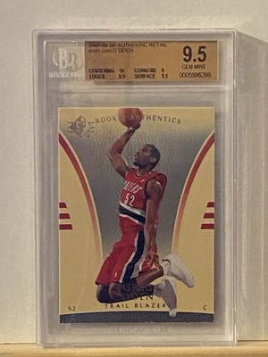 Auténtico SP 2007-08 - Rookie Authentics Greg Oden #101 venta al por menor (RC) Foto 1 de 2