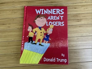 "Hardcover" Winners Aren't Losers Children's Book Donald Trump Jimmy Kimmel Maga - Foto 1 di 4