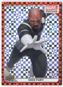 Upper Deck Marvel Platinum 2023 #20 Nick Fury /33 Orange Checkers - Bild 1 von 2