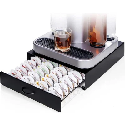 KSESTOR Bartesian Pod Holder - Holds 40 Cocktail Capsules Stackable Accessories