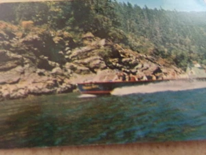 OLDER POSTCARD U.S. MAIL BOAT ON THE ROGUE RIVER - Picture 1 of 2
