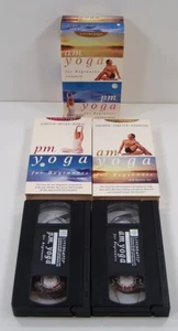 AM & PM Yoga for Beginners VHS Rodney Yee Patricia Walden - Picture 1 of 5