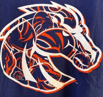 Boise State Broncos Womens Blue 47 Brand T Shirt Size L NCAA College - Image 1 of 4