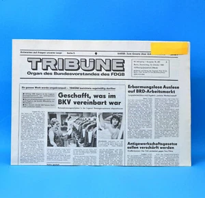 Tribüne 12. Oktober 1989 zum Geburtstag zum Hochzeit 12.10.1989 DDR 12.10.1989 - Bild 1 von 1
