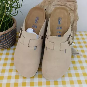 Birkenstock Boston Sandals Suede various colors New Slippers from 36 to 44 EU - Afbeelding 1 van 24