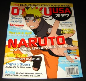 April 2015 OTAKU USA Magazine Include SANKAREA Dark Horse Comics SERAPHIM Anime - Picture 1 of 1