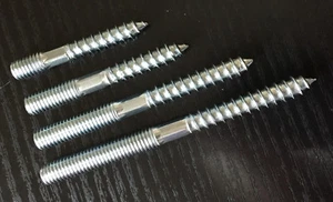 Stockschrauben  Verzinkt  mit  M8 Gewinde  im  Set  zu  25  Stück - Bild 1 von 2