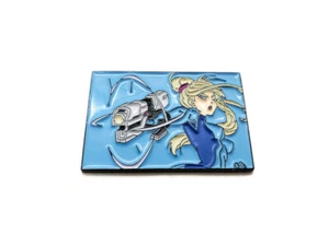 Metroid Samus aran Pin Metal Esmalte Botón Broche Insignia Sexy Pin Up Traje Cero - Imagen 1 de 3