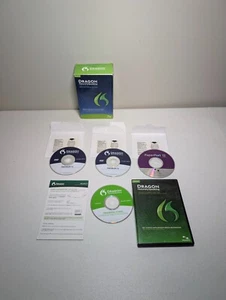 Nuance Dragon Naturally Speaking Version 12 Premium Edition 2 disks / 2 keys - Picture 1 of 8