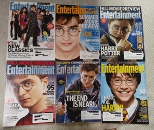 Harry Potter Daniel Radcliffe Entertainment Weekly Magazine Lot w/ 1000th Issue - Picture 1 of 7