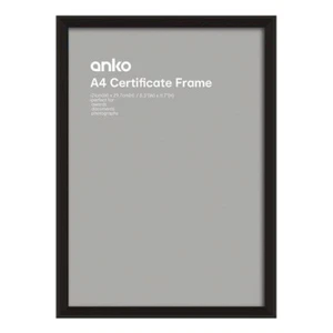 Norway Certificate Frame - A4, Black - Picture 1 of 1