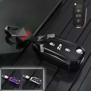 Zinc Alloy Silicone Car Key Case Cover For Peugeot 3008 4007 5008 6007 508 408 - Picture 1 of 12