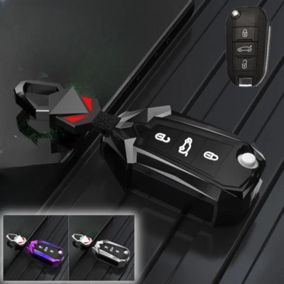 Funda Carcasa Llave Coche Aleación Zinc Silicona Para Peugeot 3008 4007 5008 6007 508 408 Foto 1 de 4