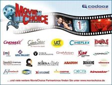 Kinogutscheine - MovieChoice - für 350 teilnehmende Kinos z.B. CinemaxX, UCI