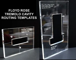 Tremolo Rear Front Cavity 10mm Routing Template For Floyd Rose Acrylic 2274 - Picture 1 of 4